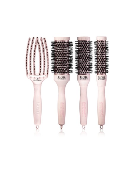 KIT 4 CEPILLOS PRO THERMAL PASTEL PINK (25,33,43,COMBO MEDIO)