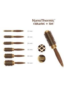 CEPILLO DORADO CERAMICO + ION Nº 44 NANO THERMIC 2