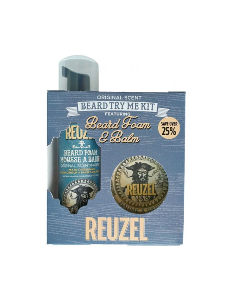 REUZEL BEARD KIT - ORIGINAL BEARD FOAM + BEARD BALM