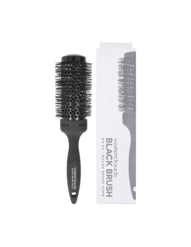 WATERCLOUDS BLACK BRUSH 03 RUNDMETALL 43MM