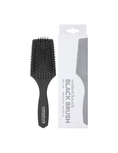 WATERCLOUDS BLACK BRUSH 20 MINI PADDELBORSTE