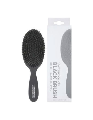 WATERCLOUDS BLACK BRUSH 23 ŽKTA OVAL